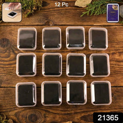 Mini Jewellery Storage Box – 12 Pc Set with Soft Cushion