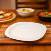 Square Dinner Plate 28 cm – Durable, Heat-Resistant White Plate