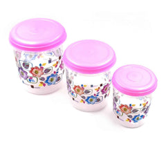 Plastic Storage Container Set – 3 Pc Home & Office | Storenzo