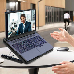Laptop Cooling Pad – Dual Quiet LED Fans & Adjustable Stand | Indo Glow