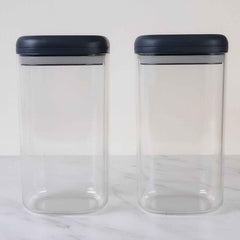 Airtight Kitchen Storage Containers – 2 Pc Set, 1500 ml Each