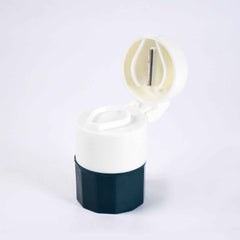 Pill Crusher 4-in-1 with Grinder, Cutter & Water Cup – Compact & Portable