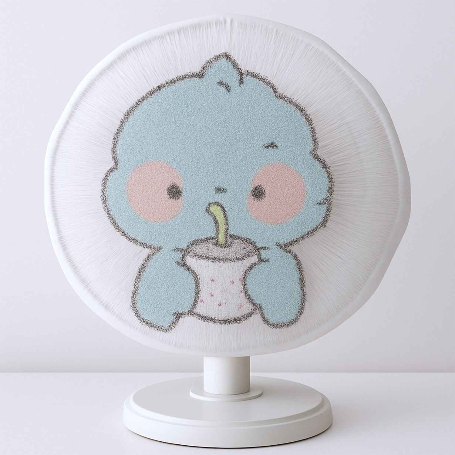 Cartoon Fabric Mesh Fan Cover – Elastic Fit & Child Safe