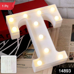 LED Marquee Alphabet Letter Light T – Warm Glow Battery Operated