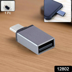 Type-C OTG Adapter – USB-A Converter for Phones & Tablets