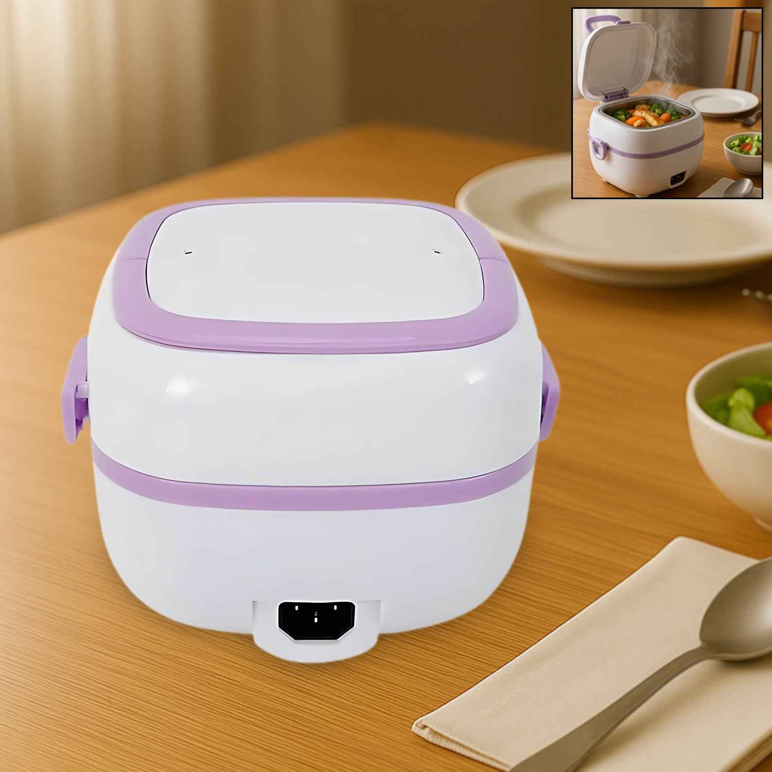 Electric Lunch Box – Portable Food Warmer with Steel | Lunchie Bunchie