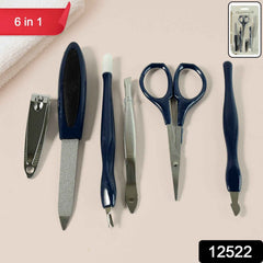 Manicure Pedicure Grooming Kit – 6 Powerful Nail Care Tools