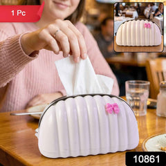 Shell Shape Tissue Dispenser Ð Elegant Decor for Home & Car