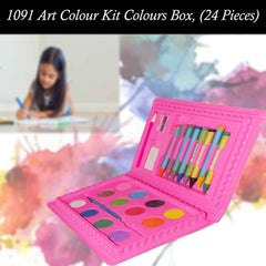 Kids Art Set – 24-Piece Drawing & Painting Kit | Colorful Creations