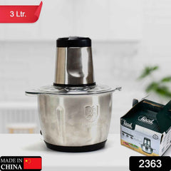 Electric Meat Grinder – 3L Stainless Steel Food Chopper | CookAura