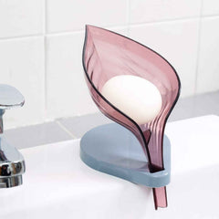 Leaf Soap Dish Holder with Drain - Self Draining & Stylish
