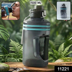 Water Bottle – Large Square Design with Handle for Easy Carrying