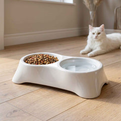 Pet Double Bowl Feeder Ð Anti-Slip Design for Easy Feeding
