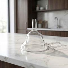 Kitchen Funnel with Handle Ð Spill-Free Wide Mouth Pouring Tool