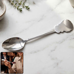 Stainless Steel Dinner Spoon Ð Elegant Carved Handle for Daily Use