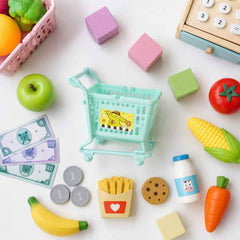 Mini Shopping Cart Toy for Kids Ð Realistic Role Playing Fun