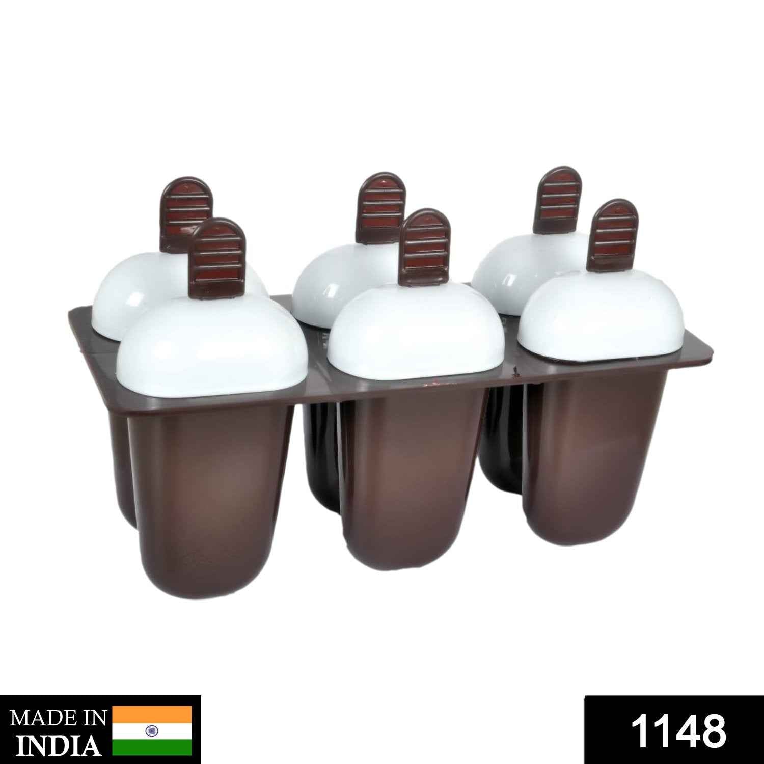 Kulfi Maker – 6-Cup Plastic Ice Candy Moulds | Bake & Dwell