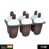 Kulfi Maker – 6-Cup Plastic Ice Candy Moulds | Bake & Dwell