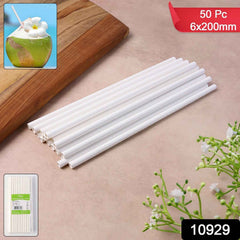 Paper Straws – Sog-Resistant & Eco-Friendly 6mm x 200mm, 50 pcs