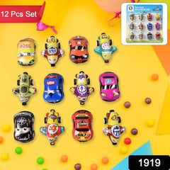 Mini Pull Back Car Toy Set – 12-Piece Vehicle Collection | Aditi