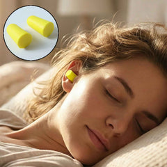 Soft Foam Noise Reduction Ear Plugs – Comfortable & Reusable (5 Pair)