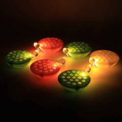 Lotus Canopy LED Decorative Lamps – Set of 6 Multicolor Lights