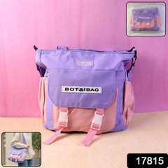 Multi-Pocket Shoulder Tote Bag – Spacious & Adjustable Strap