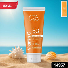 Vitamin C Sunscreen SPF 50 PA+++ – Brightening & UV Protection