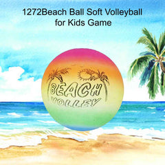 Kids Beach Ball – Soft Inflatable Volleyball | FitFuzion