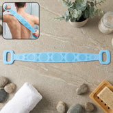 Silicone Back Scrubber Belt Ð Effective Dual-Handle Exfoliation