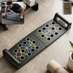 Multifunction Foldable Push Up Board Ð Space-Saving Upper Body Trainer