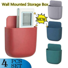 Wall Mounted Phone Holder – Charging & Remote Organizer | PHOBIA