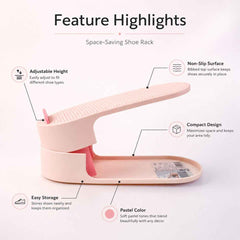 Adjustable Shoe Storage Rack Ð Space-Saving & Stackable Design