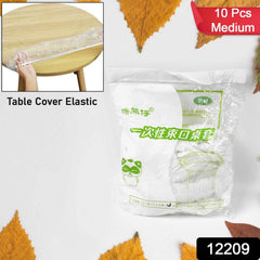 Elastic Table Cover – Waterproof & Round | Tidy Table (10 Pcs)