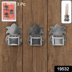 Wall-Mount Incense Stick Holders – Durable Metal Agarbatti Stand (3 Pc)