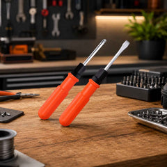 Small 2 in 1 screwdriver Ð Reversible flathead and Phillips tool for home & work