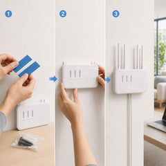 Wall Mount WiFi Router Holder Ð Space-Saving Cable Management Solution