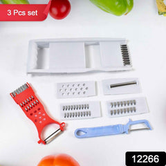 Kitchen Grater Set – 3-Piece Grater, Slicer & Peeler Kit