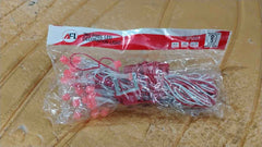 LED Decorative String Lights – 10 Meter Red Glow for Festivals