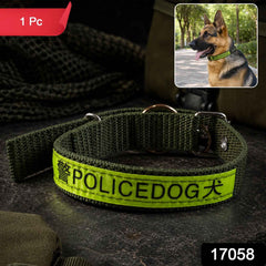 Heavy Duty Nylon Dog Collar – Reflective & Adjustable for Active Dogs