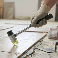Double Head Rubber Mallet Ð Non-slip grip & durable steel handle