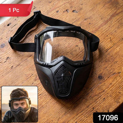 Protective Bike Goggle Face Mask Ð Detachable Shield for Outdoor Safety