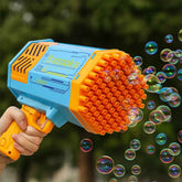 Rechargeable Bubble Gun – 69-Hole Powerful Blower for Kids | Dollverse
