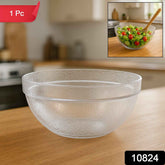Idli Mixing Bowl – Transparent Textured Plastic, Spill-Resistant