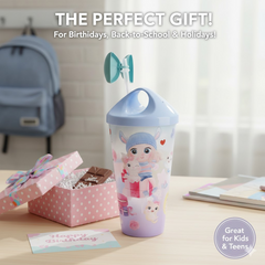 Unicorn Kids Water Bottle – Spill-Proof Straw & BPA-Free | TinyTrendy