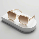 Square Retro Sunglasses Ð Trendy Oversized Gradient Tinted Eyewear