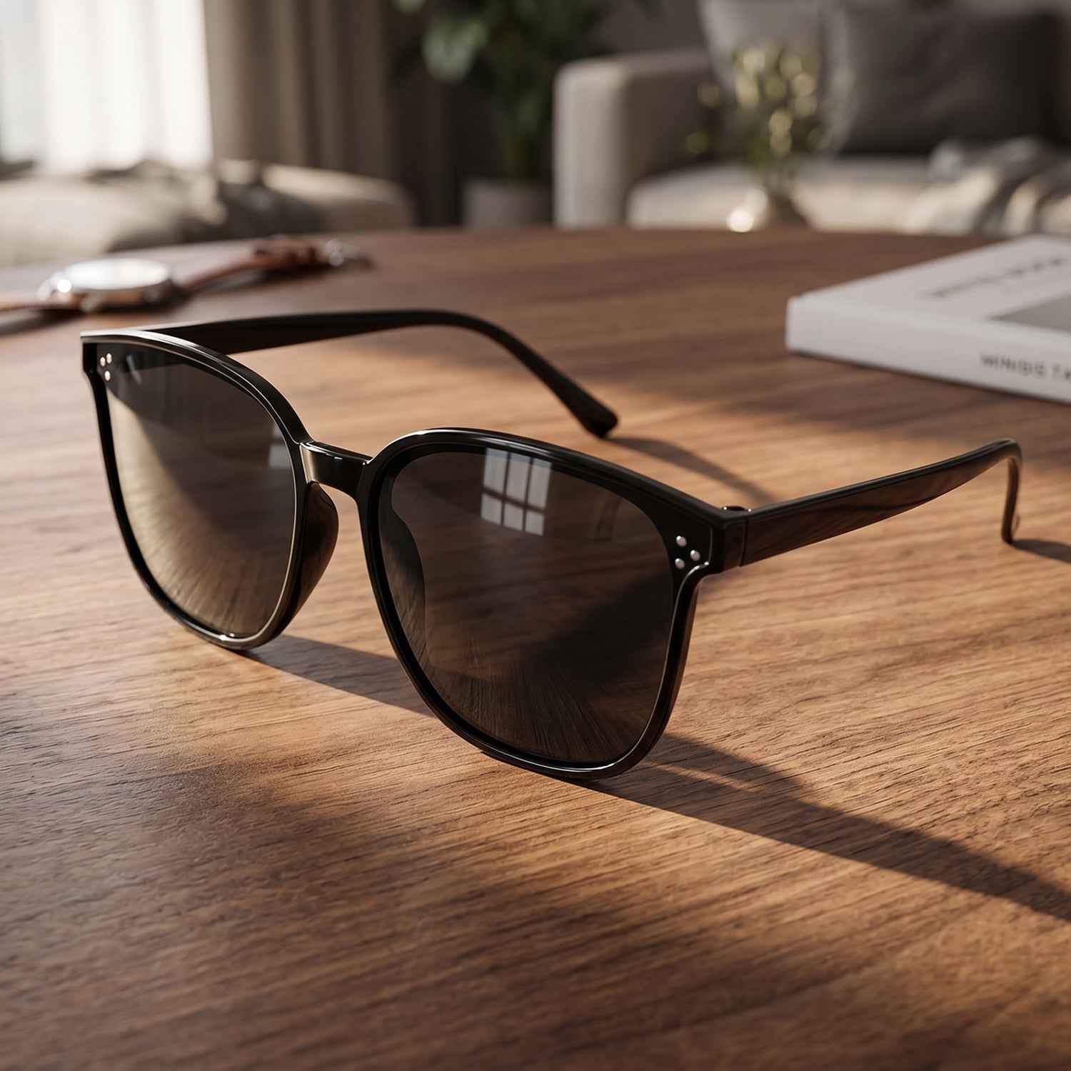 UV Protection Sunglasses Ð Classic Black Frame for Men & Women