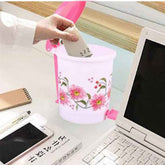 Desk Dustbin – Compact Plastic Pedal Bin for Home & Office | Velvet Wheels