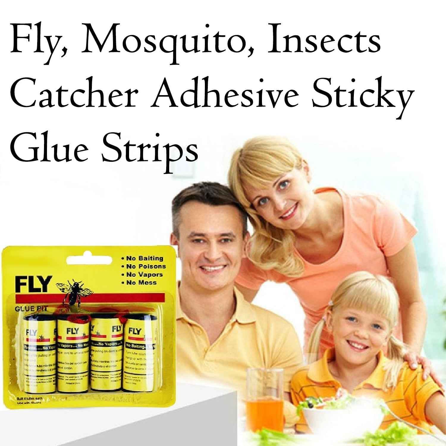 Fly Catcher Sticky Strips – Non-Toxic & Odorless | Grow Vanta
