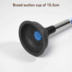 Drain Unblocker Pump – Heavy Duty Rubber Plunger | Velvet Wipe